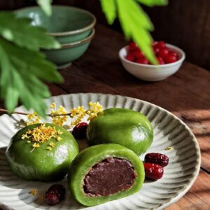 (A).Qingming Festival Limited Green Rice Cake