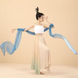 Long silk dance