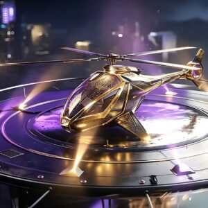 Neon Golden Helicopter(霓光金色直升机)