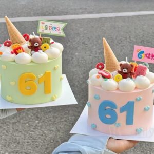 (A).A.Children's Day Exclusive · Animal Cream Cake