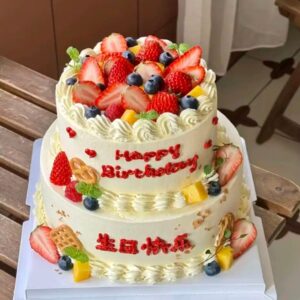 (A).A.Extra‑large luxury birthday cake