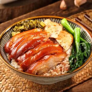 (A）.Luxury Assorted Pork Hock Rice