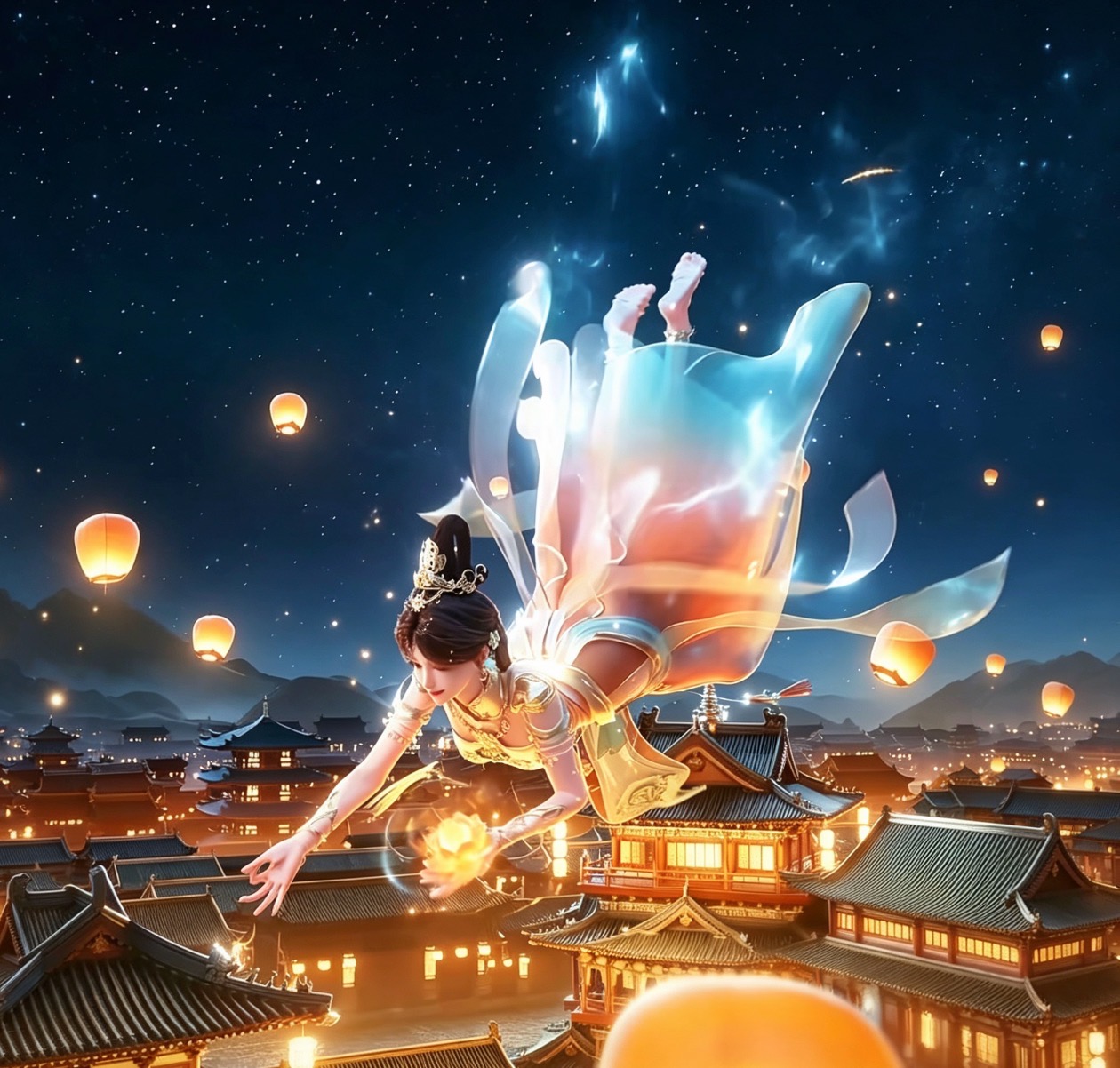 Flying Celestial Goddess (飞天神女)