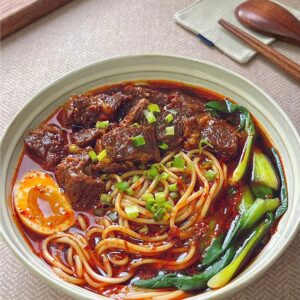 （A).Deluxe Beef Noodles